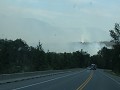 Clearwater, nabij Barrière, nog steeds rook in zic