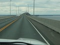 op de Confederation Bridge naar New Brunswick