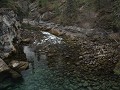 Jasper NP - Maligne Canyon wandeling, van brug 5 n