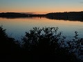 Port McNeil - zonsondergang aan slaapplaats aan de