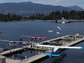 Vancouver City, watervliegtuigjes met tankstation 