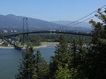 Vancouver City, brug naar de stad, waar we over mo