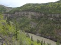 Stikine river canyon, langs Telegraph Creek road