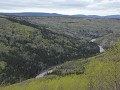Stikine river canyon, langs Telegraph Creek road