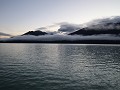 Bahía Bahamondes, 's ochtends vroeg, voor we vertr