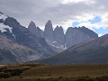 Torres del Paine PN, dag 5, uitzicht op de Torres