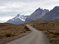 Torres del Paine PN, dag 1, onderweg van ingang Sa