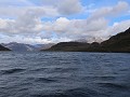 op de ferry van Puerto Natales naar Puerto Yungay,