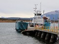 Puerto Natales, dag 1, de ferry wordt gelost en ge