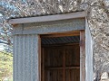 buitentoilet van Estancia San Gregorio, langs Stra