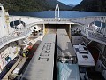 Carretera Austral, ferry 2, Manga naast de vrachtw