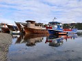 Chiloé, San Juan Bajo, afgewerkte schepen