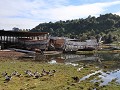 Chiloé, Tenaún Bajo, scheepsbouwer