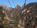 Huangshan, Cloud Valley kabelbaan de berg op