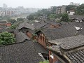 de daken van Ziliujing oude straat