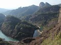 Wuyishan, uitzicht vanop de hoge rotsen, dag 1