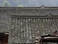 Langde, typische daken in het Miao minderheidsdorp