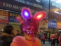 Zhangjiajie, met masker op Lantern festival