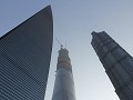 Pudong Area, met de nieuwste en hoogste toren in o