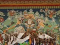 Xiahe, Labrang monastery, thanka kunst met gebedss