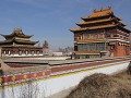 Tongren, Lower Wutun Si, klooster in Tibetaanse st