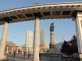 Harbin, plein aan de Songhua rivier