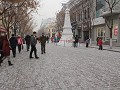 Harbin, Central street in de sneeuw