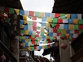 gebedsvlaggen kleuren het straatbeeld