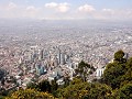Bogotá, Monserrate, uitzicht op de immense stad