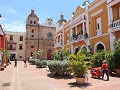 Cartagena, historisch stadsdeel met gezellige plei
