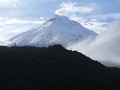 Cotopaxi PN, Cotopaxi Volcano 's ochtends, aan onz
