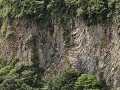 rotswand aan Pailón del Diablo, Rio Verde, Ruta de