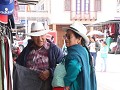 Cuenca, marktje op Plaza de San Francisco