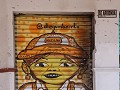 Cuenca, beschilderde luiken in de straten