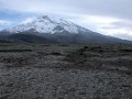 Chimborazo Volcano, omgeving parkingang