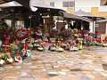 Loja, koloniaal stadscentrum, bloemenmarktje
