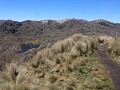 Cajas PN, op de top van Cerro San Luis, trail n° 2