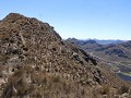 Cajas PN, bijna op de top van Cerro San Luis, trai
