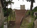 kunstige trap naar het kasteel van Rakvere