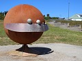 Falklands, Stanley, monument Solar System  