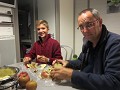 Bussang, Joren en Marc zorgen voor 't avondeten
