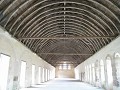 Abbaye de Fontenay : eiken dakconstructie in de vo