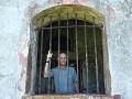 Iles du Salut : cel met gevangene achter de tralie