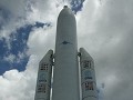 Space Center : maquette van Ariane 5 op ware groot