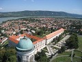 Esztergom : zicht op de stad aan de Donau vanuit d