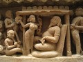 de erotische Khajuraho tempels, westelijke groep 