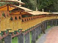 gebedsmolens in Tathagata Tsai Bhoedda park