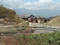 Mt Bandai, wandeling naar de top, oude onsen gebou