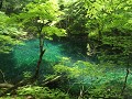 Juniko lakes, één van de vele kleurrijke meertjes