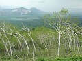 Mt. Mo in de vlakte, uitzicht van Mashu lake